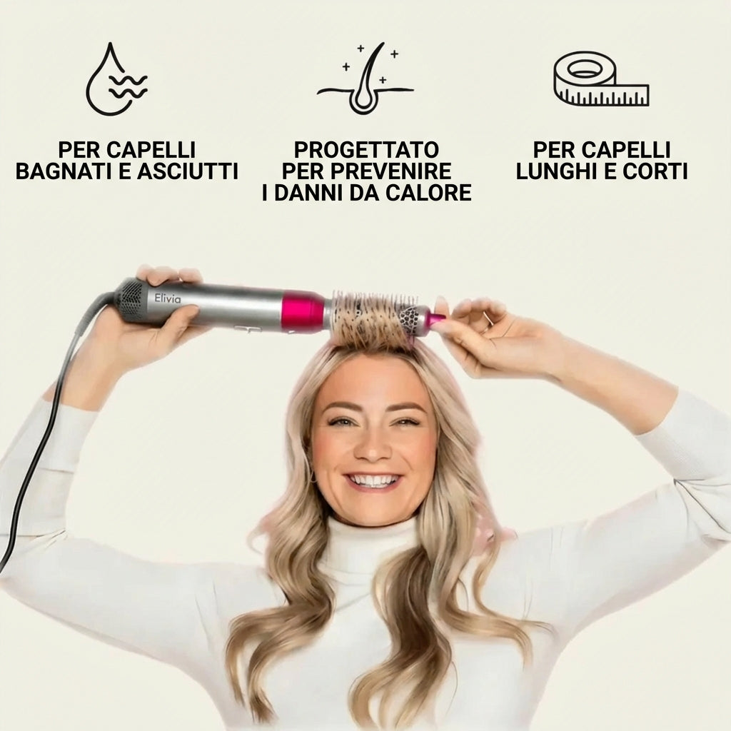 Piega da salone in 10 minuti — Senza danneggiare i tuoi capelli