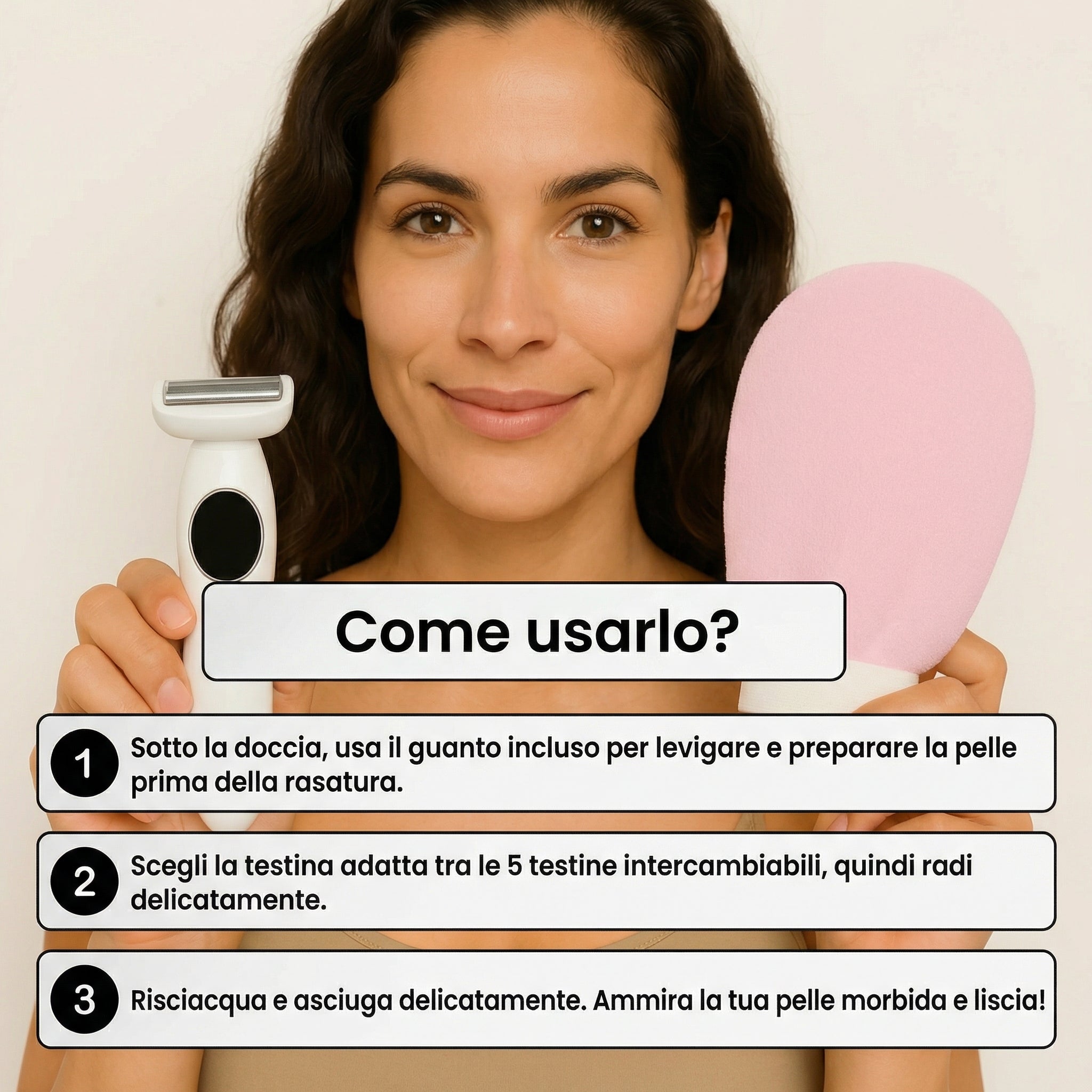 Elivia - Rasoio 5-in-1