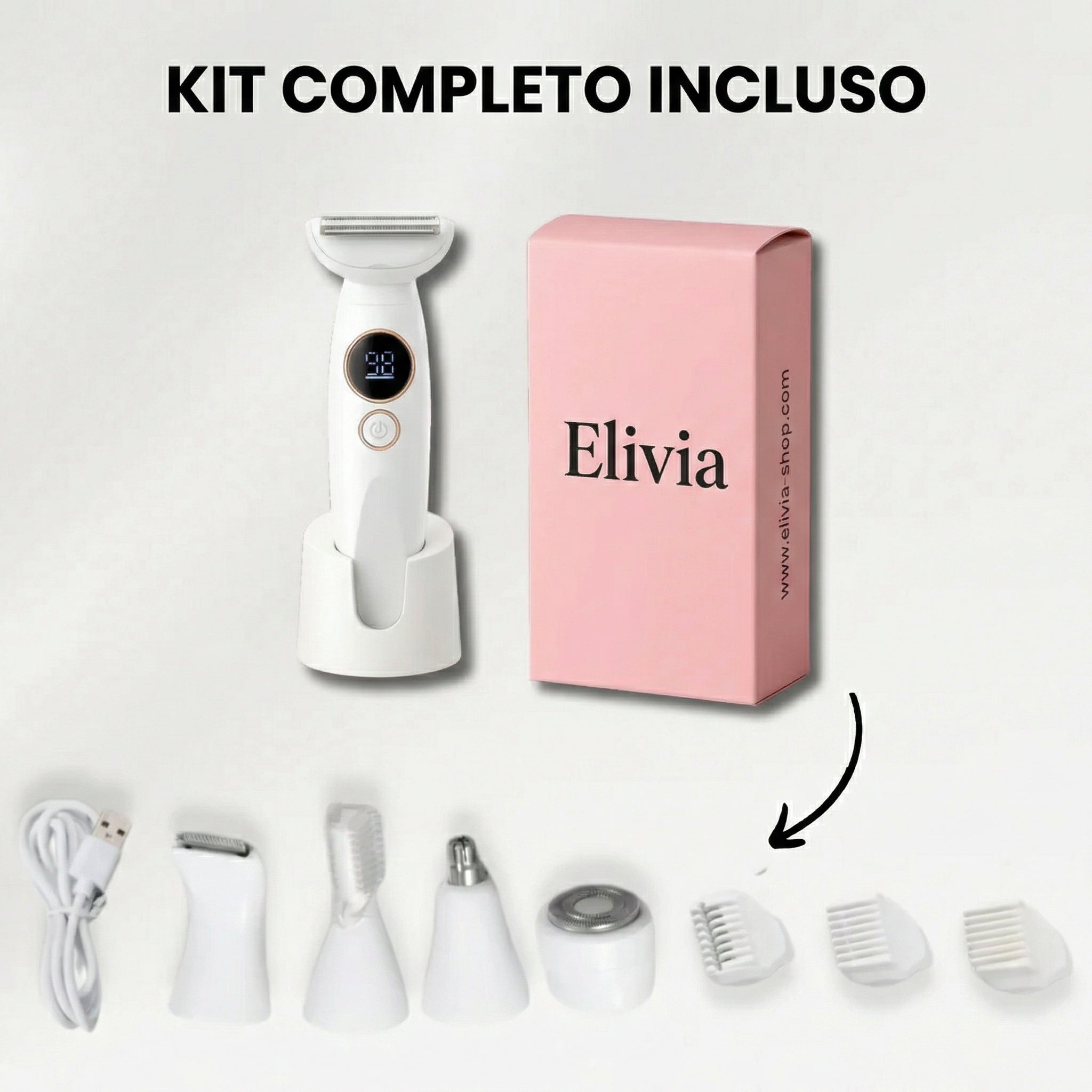 Elivia - Rasoio 5-in-1